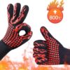 1 pair BBQ gloves