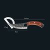 Perforated deboning knife