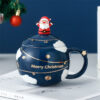 Christmas cup blue