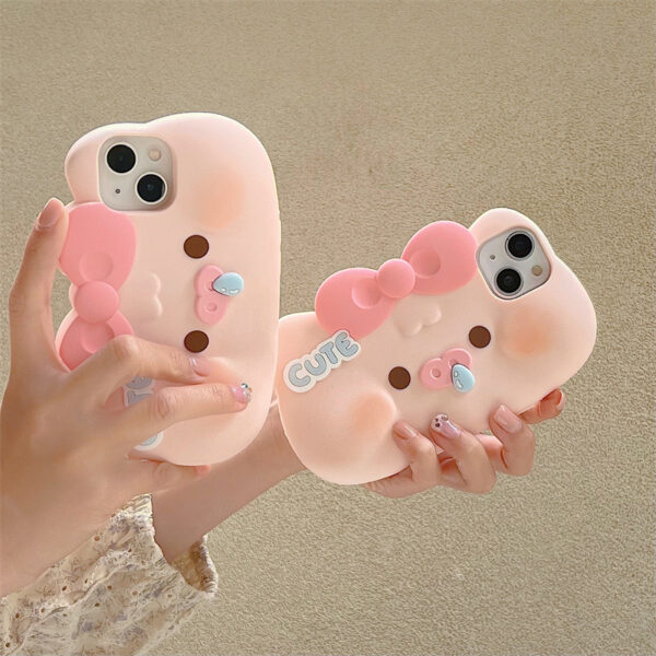 All-inclusive Silicone Snot Pig Phone Case