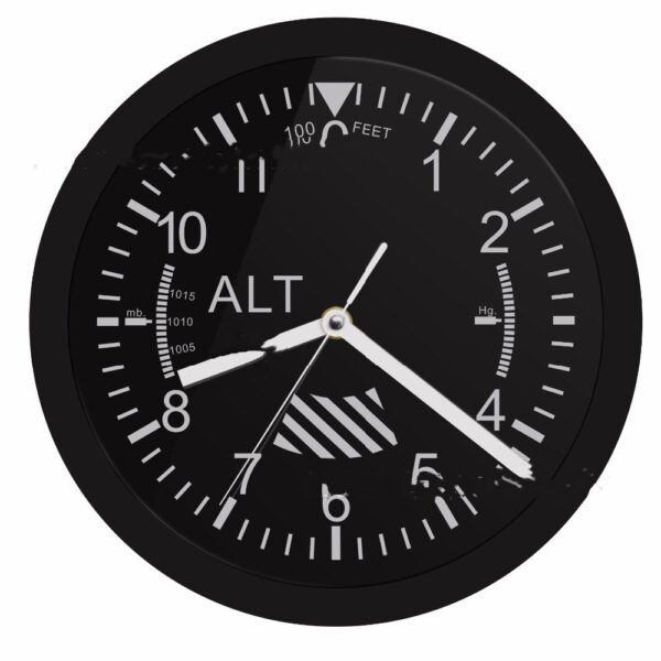 LED Luminous Wall Clock Black Wall Clock