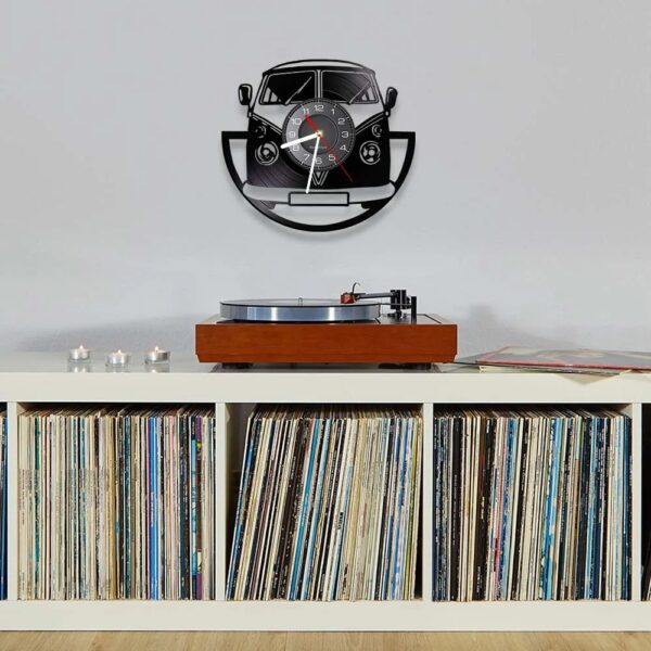 Creative Mirror Retro Personality Mute Wall Clock