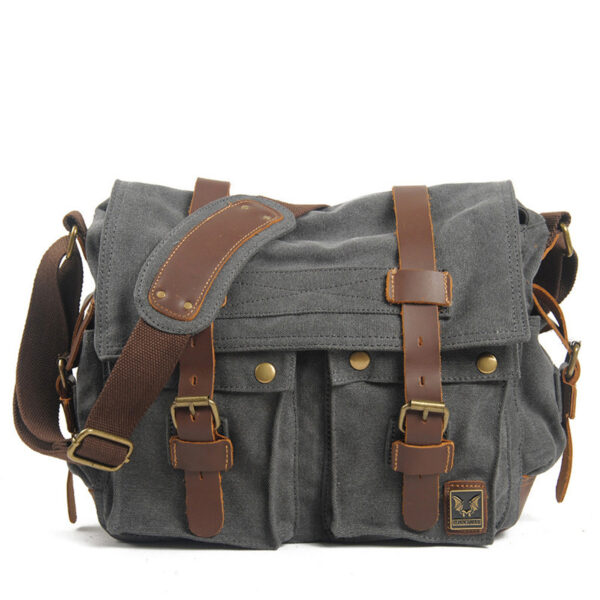 Men's Crossbody Canvas Shoulder Bag