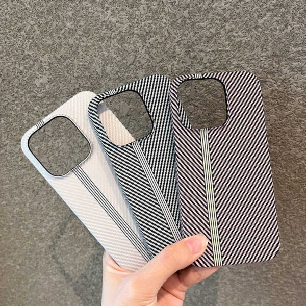 Advanced Frosted Carbon Fiber Grain Phone Case