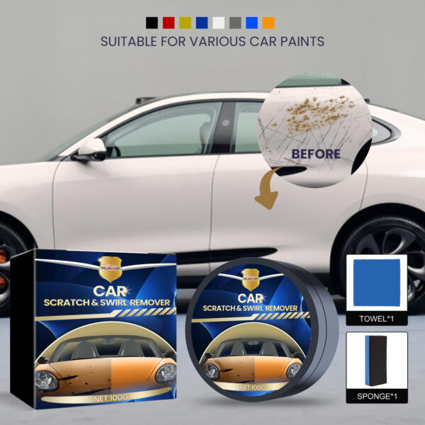 Car Scratch Wax Repair Clean Stain Polished Protection