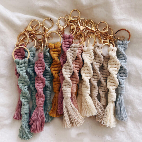Hand-woven Key Chain Car Bag Pendant